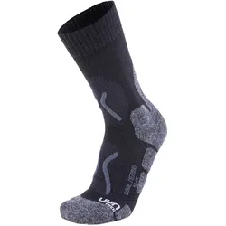 UYN Trekkingsocken Cool aus Merinowolle Herren black/grey melange 45-47
