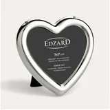 Edzard Bilderrahmen Herz edel versilbert 7x7 cm 3er Set