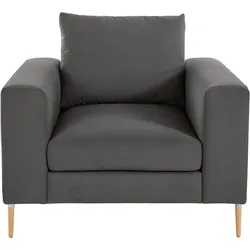 Loungesessel OTTO PRODUCTS "Finnja", grau, B:105cm H:83cm T:103cm, Luxus-Microfaser: aus recycleten Textilien (100% PES), Sessel, Lounge-Sessel, mit Recycling-Bezug