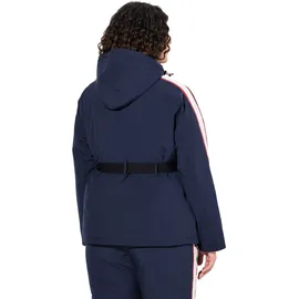 Ulla Popken Funktionsjacke Damen Blau/Rot/Weiß 5XL-6XL