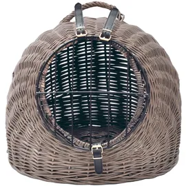 Aumüller Katzenhöhle/Transportkorb 50 cm Grau/Braun
