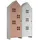 Natur24 Kleiderschrank Casami Bruges 115,2 x 171,3 x 37 cm Pink/Weiß