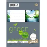 Ursus Schreibblock Ursus Green 03654810 DIN A5 lin. 70g 48Bl