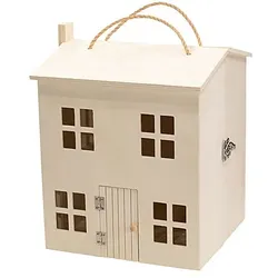 Haus aus Holz, 24 x 29 cm
