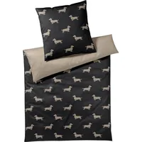 ELEGANTE Elegante, Bettwäsche, Dogs (Bettwäsche Set, 135x200 cm +