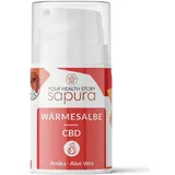 SAPURA Hautcreme CBD Wärmesalbe 50 ml