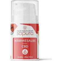 SAPURA Hautcreme CBD Wärmesalbe 50 ml