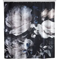 Wenko Anti-Schimmel Duschvorhang »Peony Pfingstrose« Textil 180 x 200 cm, 180x200 cm