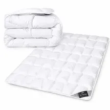 sei Design Winter Bettdecke 135x200 cm Mikrofaser Decke SWAN - Luxuriöse Steppdecke Atmungsaktiv & waschbar - warme Ganzjahresdecke Winterdecke für Allergiker Öko-Tex 135 x 200 cm