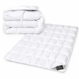 sei Design Winter Bettdecke 135x200 cm Mikrofaser Decke SWAN - Luxuriöse Steppdecke Atmungsaktiv & waschbar - warme Ganzjahresdecke Winterdecke für Allergiker Öko-Tex 135 x 200 cm