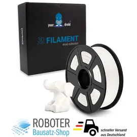 Your Droid yourDroid PLA Filament Weiss Matt 1.75mm 1kg