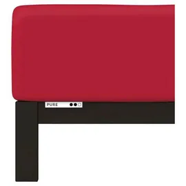 schlafgut Pure Boxspring 120 x 200 - 130 x 220 cm red deep