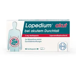 Lopedium akut 10 St Hartkapseln
