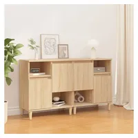 VidaXL Sideboards 2 Stk. Sonoma-Eiche 60x35x70 cm Holzwerkstoff