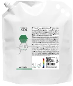 Vermop Vermo Floor Bodenreiniger, rutschhemmend DIN 18032-2, Sportbodenbelag nach DIN 18032 rutschhemmend und trittsicher reinigen, 5 Liter - Bag