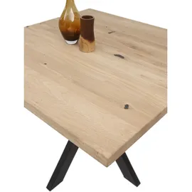 Stolkom Esstisch Micky 100 cm in Eiche Massiv geölt, Tisch quadratisch