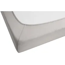 biberna 0077866 Jersey-Elastic 90 x 190 - 100 x 220 cm sturmgrau