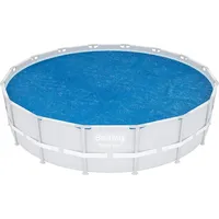 BESTWAY Solarabdeckung Flowclear Rund blau 462 cm