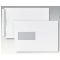 Böttcher-AG Versandtasche 05240321 C5 mit Fenster selbstklebend weiß 500