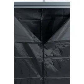 CLP Abdeckplane Ruston XXL 185 x 1 x 185 cm Schwarz