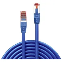 Lindy 47725 RJ45 Netzwerkkabel, Patchkabel CAT 6 S/FTP Blau