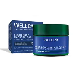 Weleda Blauer Enzian & Edelweiss Festigende Nachtpflege - nährt intensiv & mindert tiefe Falten