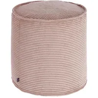 Natur24 Kave Home Hocker Wilma Cord Rosa 40 cm