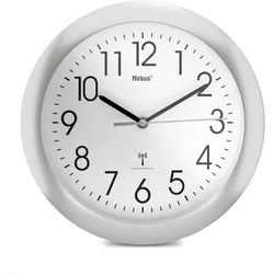 Mebus 52451, Wand, Digitale Uhr, Rund, Weiß, Kunststoff, Akku