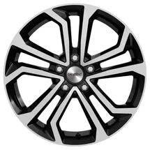 Dezent TA 7,5 x 17 5 x 114,3 ET38 Schwarz/Poliert