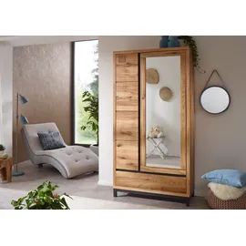 MASSIVMOEBEL24.DE VILLANDERS Garderobenschrank 103x40x205 beige