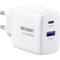 VOLTCRAFT UC-2ACX003 USB-Ladegerät Innenbereich Ausgangsstrom (max.) 3.25 A 2