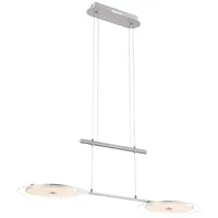 GLOBO LIGHTING LED Pendelleuchte, LED-Leuchtmittel fest verbaut, Warmweiß, Pendellampe Esstischlampe Hängeleuchte höhenverstellbar LED H 150 cm