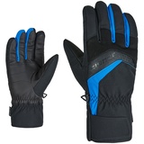 Ziener Herren GABINO Ski-Handschuhe/Wintersport | Warm, Atmungsaktiv, Black.Persian Blue, 9.5