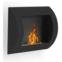Wandkamin bio kamin Selly mit 1x0,8 lit inox Brenner bioethanolkamin Ofen kamin