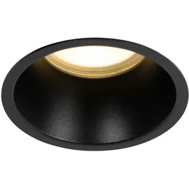 QAZQA Moderner Einbaustrahler schwarz AR70 IP44 - Abt