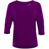 Winshape Damen Functional Light and Soft 3⁄4-arm Top DT111LS Yogashirt, Dark-Plum, XXL