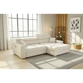 Jockenhöfer Ecksofa Polyester 2-Sitzer Beige