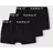 NAME IT Jungen nkmboxer 3p noos Unterhose, Schwarz, 134 EU - 134