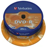 Verbatim DVD-R 4,7GB 16x 25er Spindel (43522)