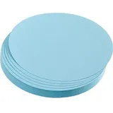 Franken Moderationskarten blau Ø 9,5 cm, 500 St.