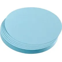 Franken Moderationskarten blau Ø 9,5 cm, 500 St.