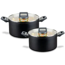 Fackelmann Topf-Set 4-tlg. 2 x Kochtopf Ø20 cm + 2 x Kochtopf Ø24 cm