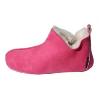 Hollert Lammfell Hausschuhe - Bali Fellschuhe Lederschuhe Bettschuhe Schuhgröße EUR 39, Farbe Pink - 39 EU