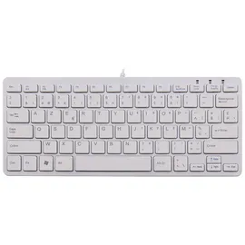 R-Go Tools Compact Tastatur BE weiß RGOECBEW
