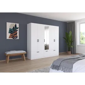 Rauch Drehtürenschrank Bari 225 x 210 x 54 cm Weiß