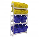 Simon Rack Getränkekistenregal 100 x 30 x 200 cm Weiß