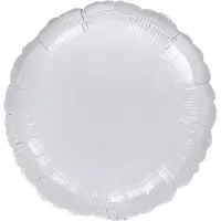 amscan® Folienballon Rund 43 cm Silber