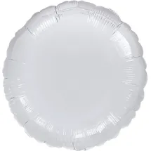 amscan® Folienballon Rund 43 cm Silber