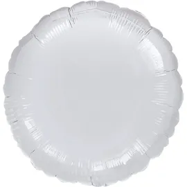 amscan® Folienballon Rund 43 cm Silber