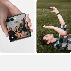 SPIGEN Galaxy Z Flip7 Handyhülle schwarz